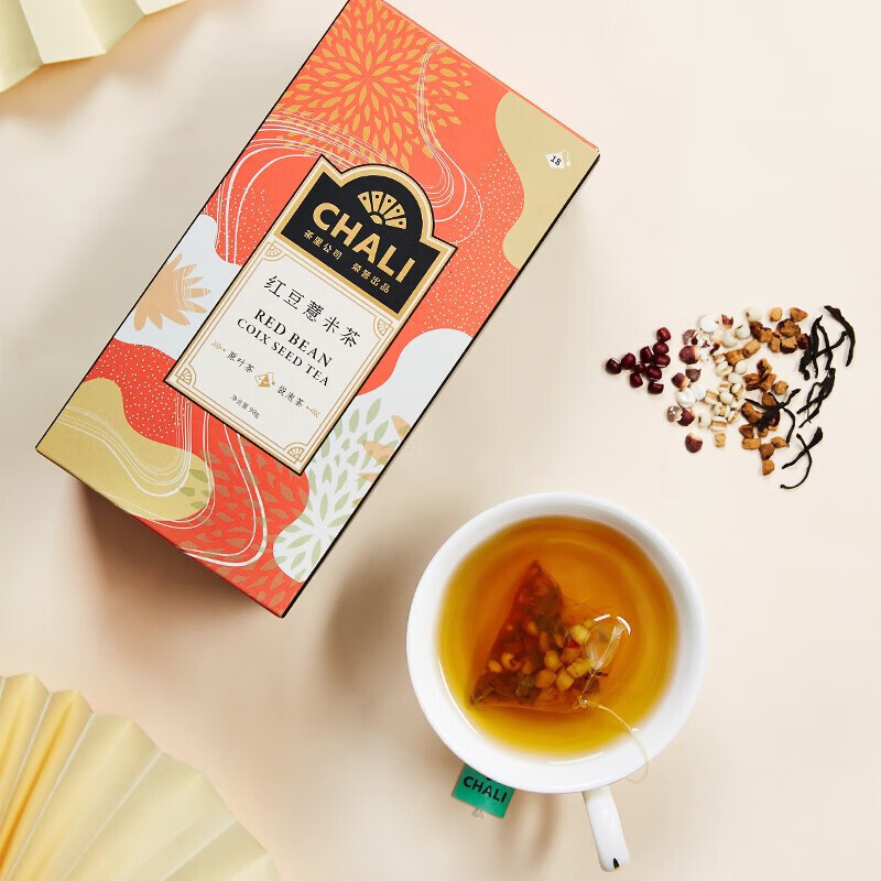 茶里chali红豆薏米盒装90g新品18包