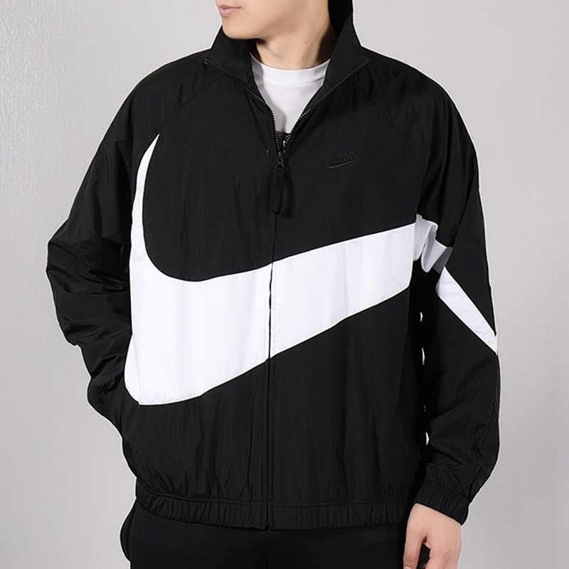 nike耐克外套男2021秋季新款休闲运动服立领防风衣夹克ar3133010