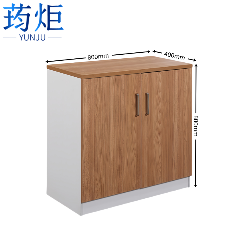 荺炬文件柜800*400*800mm两门个高清大图