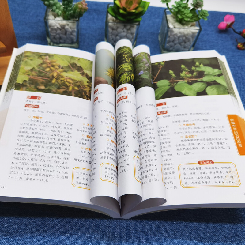 [正版]新编百草良方实用图谱 图解中草药材彩色图谱附偏方 材养生中医养