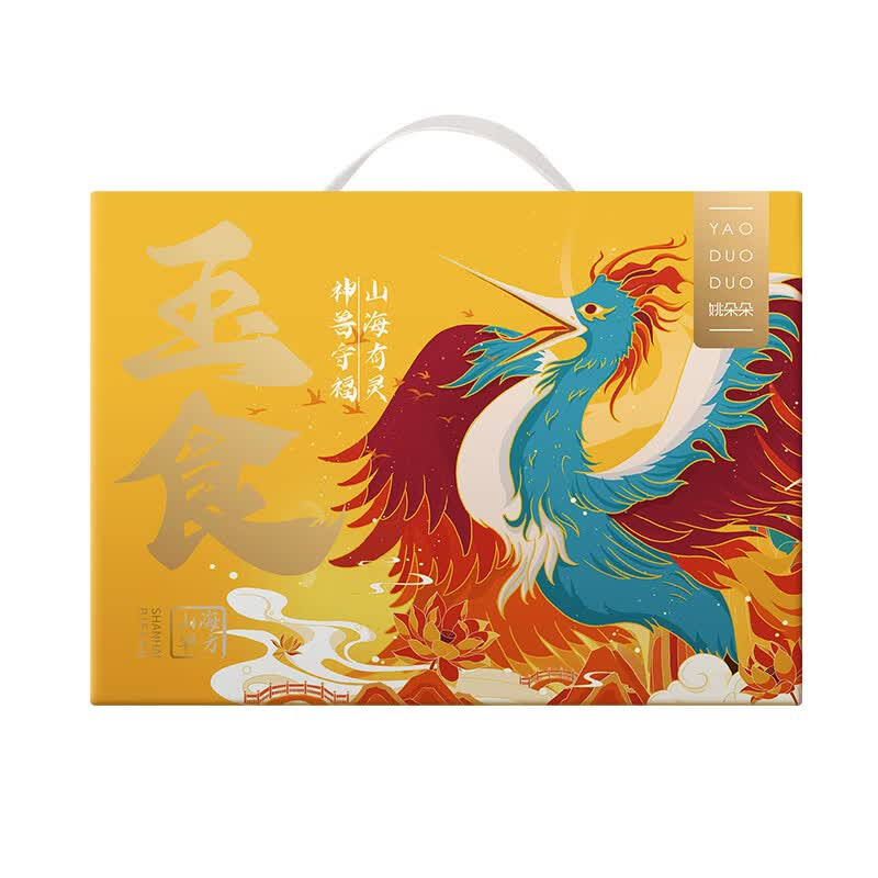 姚朵朵干货礼盒菌菇干货搭配美味膳食玉食神兽菌菇组合装765g高清大图