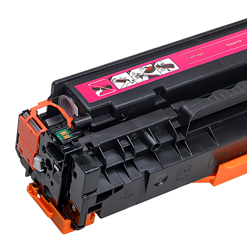格然 惠普CE413A红色硒鼓 适用HP 300 400 M351a碳粉盒M375nw M451nw打印机305A墨盒高清大图
