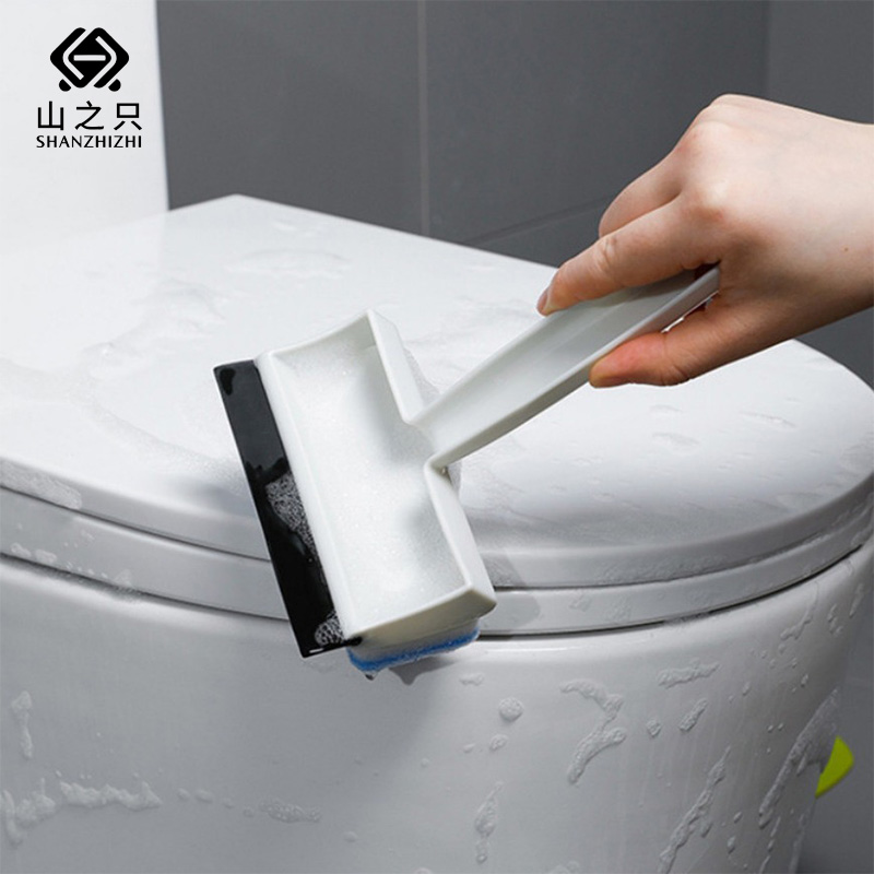 山之只 刮水双面玻璃刷 蓝白 把高清大图