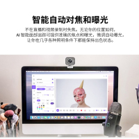 罗技(Logitech)StreamCam直播摄像头 AI智能面部追踪 全高清1080p 可垂直拍摄 Type C接口