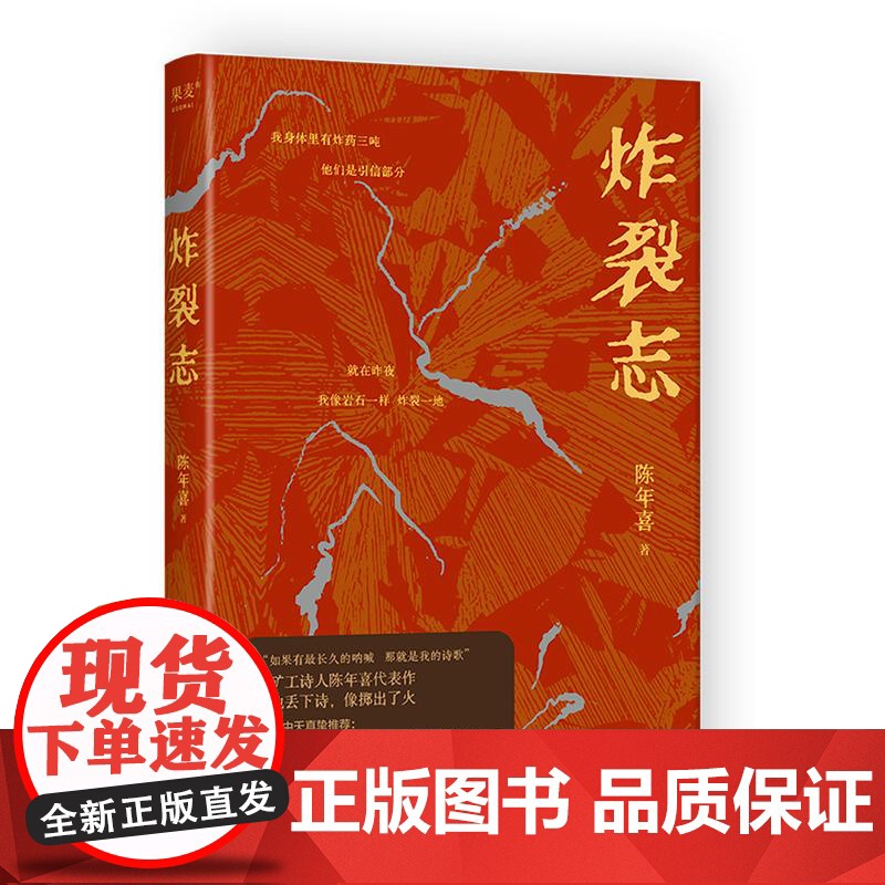 炸裂志 陈年喜代表作 易中天 俞敏洪震撼 诗歌 着就是冲天一喊 153首诗一字一句砸下来 蕴含万钧之力 果麦文化高清大图
