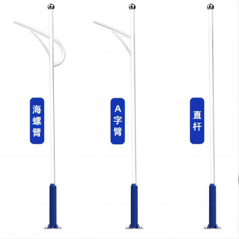 朤光100瓦led灯灯杆含安装【6米】
