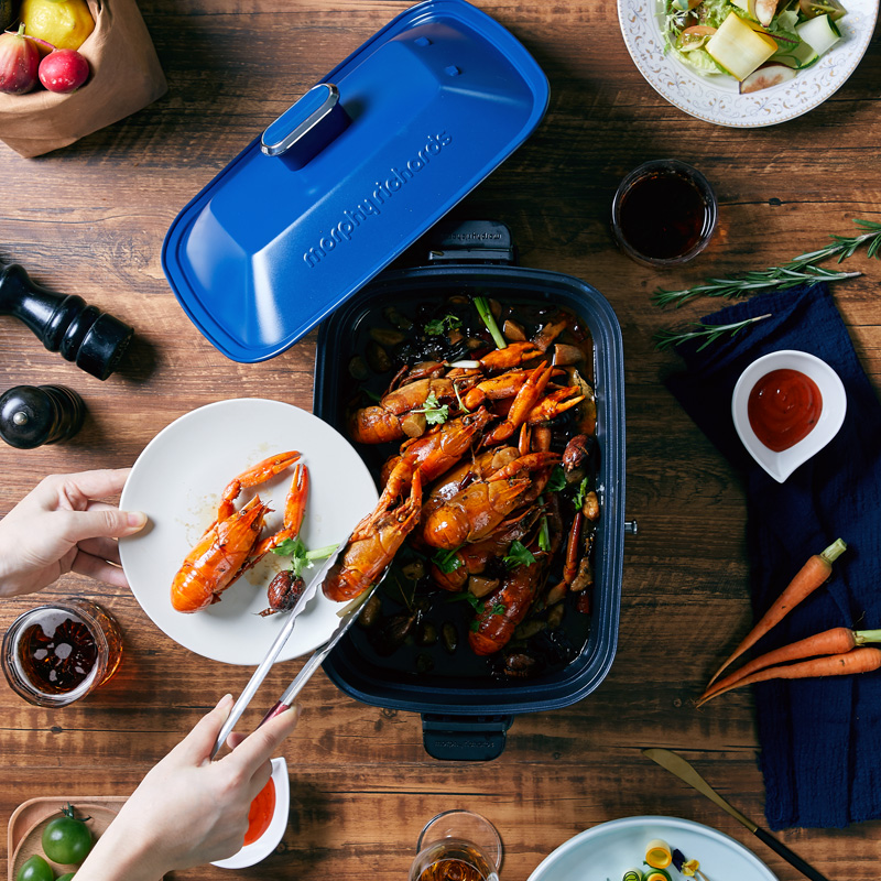 摩飞 多功能锅 MR9088(标配)蓝色高清大图