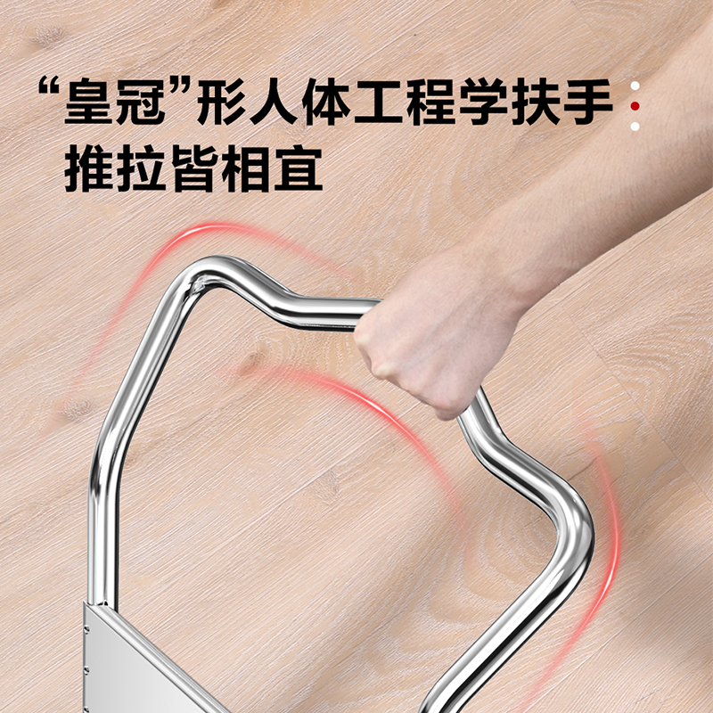 DuPont杜邦世界500强218年历平板车小推车手推车折叠拉货车钢板车手拉车搬运车静音款60*90承重约600斤