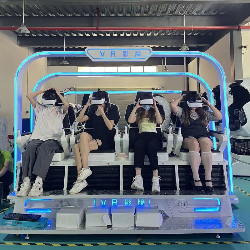 伍贰伍WEW-VRYY VR四人影院虚拟现实训练系统体感互动减压游戏高清大图
