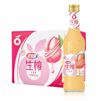 宏宝莱 生榨果汁(水蜜桃) 300ml*12玻璃瓶装