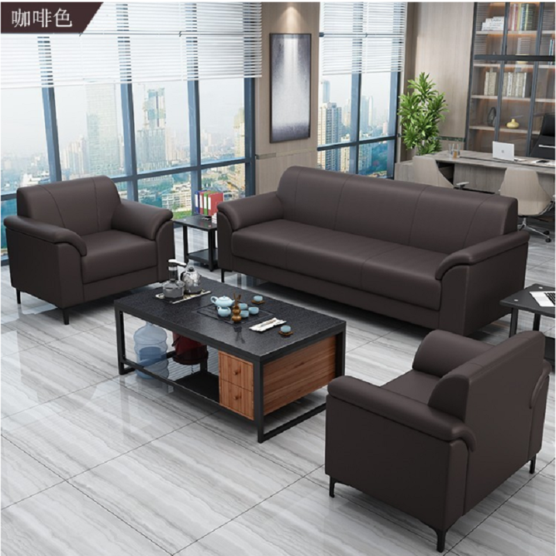 办公沙发框架为实木制作,坚固,环保,无异味,无甲醛。高清大图