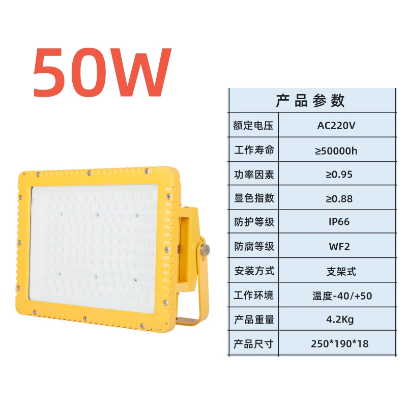 RDZM 防爆灯50W HRD97 LED三防投光灯 50W