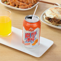 冰峰汽水330ml*24罐陕西特产西安网红橙味碳酸饮料怀旧老汽水整箱
