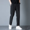 男士运动裤子春秋冬厚款大码男装秋季时尚厚款式弹力男士休闲裤修身韩版潮流直筒速干运动裤子长裤子男AWANHOO 16225