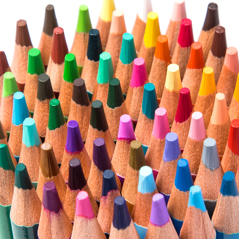 得力deli656524色水溶油性彩色铅笔美术设计专业手绘专用绘画笔彩铅填