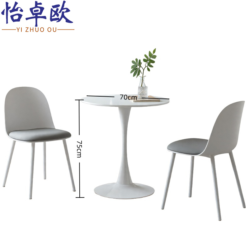 怡卓欧 接待桌一桌二椅套