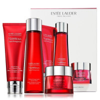 雅诗兰黛(Estee Lauder)红石榴精华水面霜保湿洗面奶 女士面部护肤套装礼盒 红石榴洁面+水+面霜