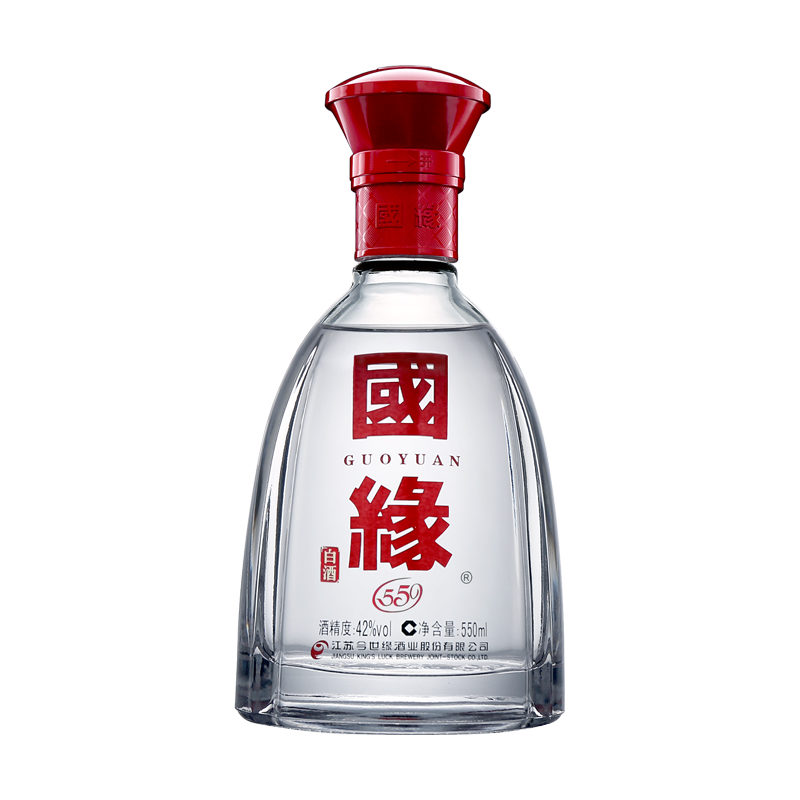 [升级版550ml]今世缘 国缘 单开 浓香型 白酒42度 550ml 单瓶装高清大图