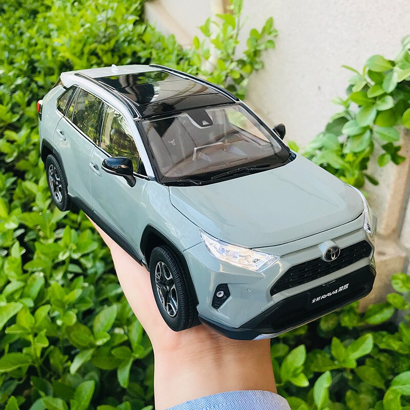 丰田原厂1:18新款丰田RAV4 荣放越野车2019 丰田RAV4汽车模型合金汽车车