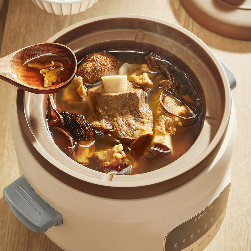 小熊(Bear)电炖锅紫砂内胆家用多功能大容量炖汤锅智能预约定时 3升高清大图