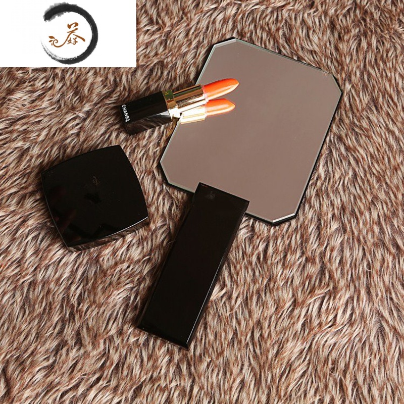 dao随身便携翻盖补妆镜女化妆镜小镜子迷你折叠镜美容院纹绣手柄镜