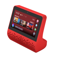 小度在家X6智能音箱百度AI智能屏语音遥控wifi网络小杜音响触屏视频通话蓝牙音箱亲爱的客栈同款 小度在家智能屏-红色