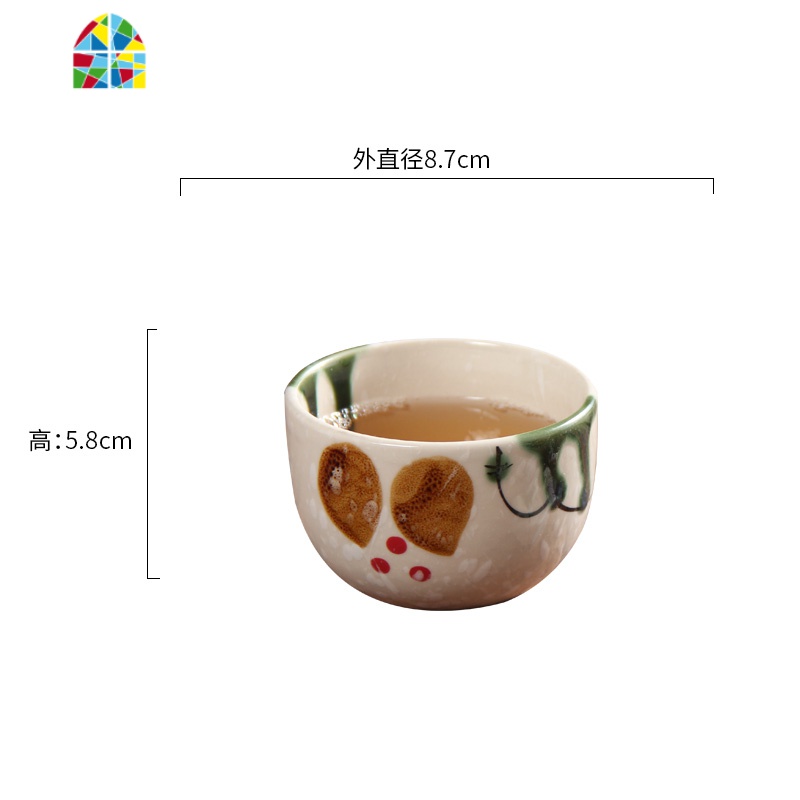 一人食餐具套装ins风陶瓷日式家用吃饭创意复古西餐情侣碗盘组合 FENGHOU 碟009小五彩款