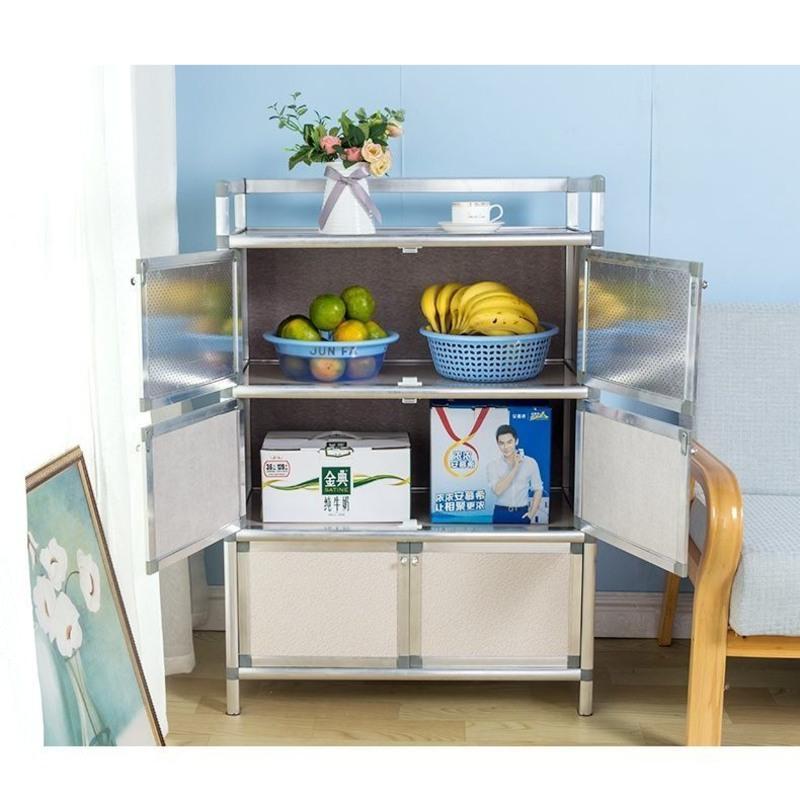 放盘子碗架装碗柜厨房用品家用经济型菜柜双门厨柜灶台柜组装