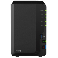 群晖(Synology)DS220+(DS218+ 升级版) 专用 存储 NAS 网络服务器(无内置硬盘)