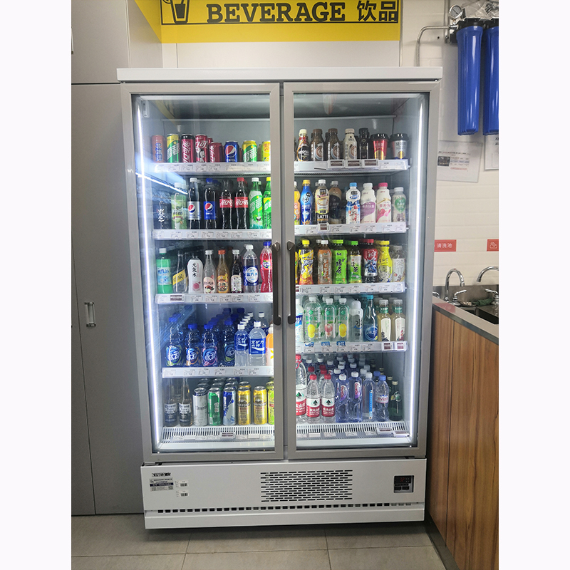 星星(XINGX) 商用双门风冷展示柜超市饮料柜保鲜柜啤酒柜立式冷藏展示柜 IVGC-2D-7519WA
