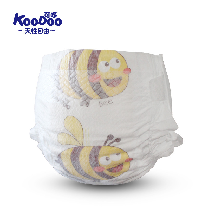 可哆(KooDoo)纸尿裤 金装云柔婴儿尿不湿 中号M码60片[6-11kg]