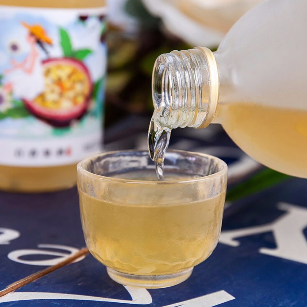 通明山 微醺网红高颜值水果酒 女士甜酒 百香果味果酒 9度 330ml*1 单瓶装高清大图