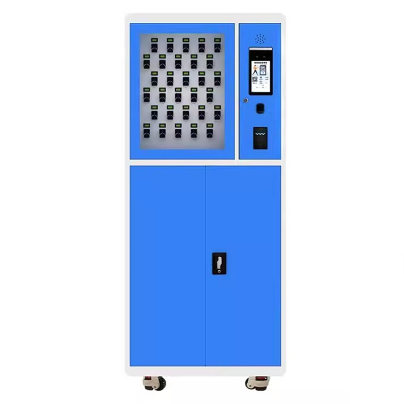 迅迈 站立式一30位 智能钥匙柜汽车钥匙管理柜RFID指纹刷卡钥匙存放盒钥匙箱保管箱子