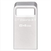 Kingston金士顿64GB U盘USB3.1高速DTMC3优盘金属迷你防水车载64gu盘商务办公盘钥匙扣64g闪存盘