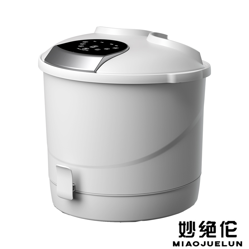 妙绝伦足浴盆泡脚桶加热家用小型按摩恒温足疗洗脚盆