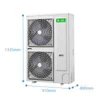 志高(CHIGO) 6匹 家用380V中央空调单冷暗藏式一拖一风管机 LF140F2W-SX