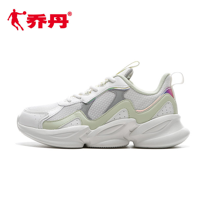 乔丹运动鞋女鞋2022秋季新款网面透气跑鞋老爹鞋轻便休闲鞋子跑步鞋