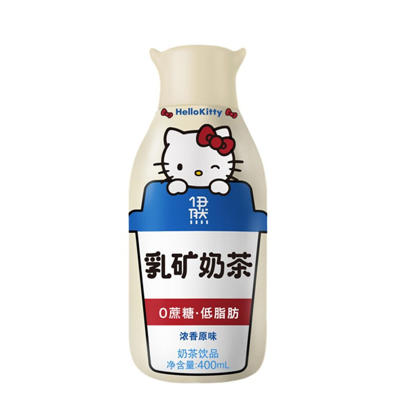 伊利 伊然乳矿奶茶浓香原味低脂400ml*12瓶/箱