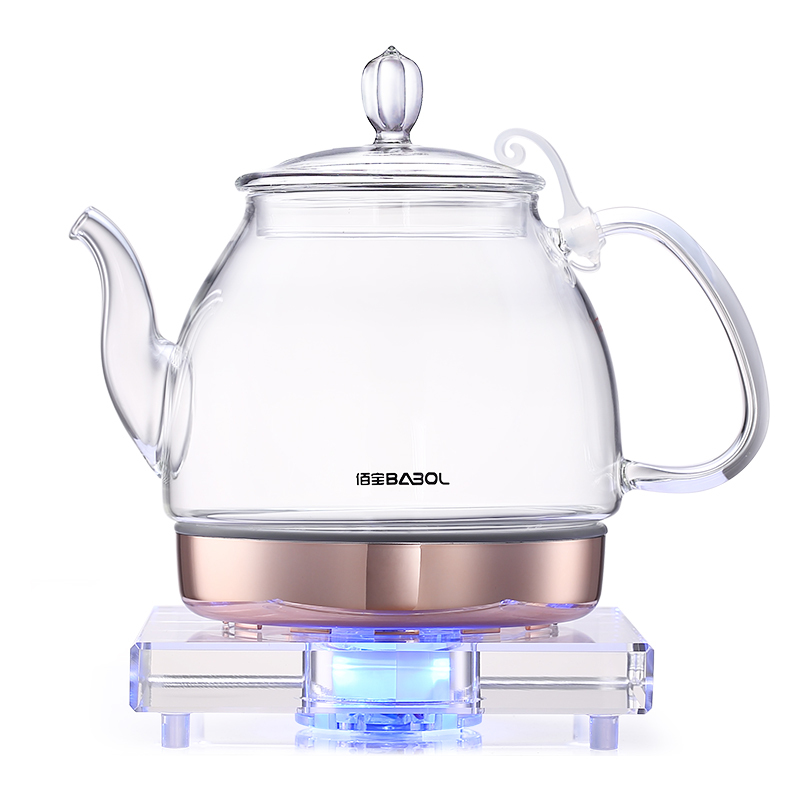 Babol/佰宝 DCH-211电子茶炉 玻璃电热水壶家用开水壶全自动烧水器煮水壶 国产温控器办公室煮茶