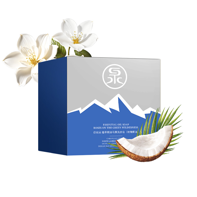 倍依泉 植萃精油马赛洗衣皂(玫瑰椰油)300g高清大图