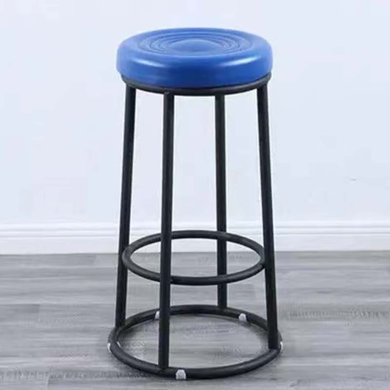先围 高脚凳 黑炭钢架加厚面68cm高 个高清大图