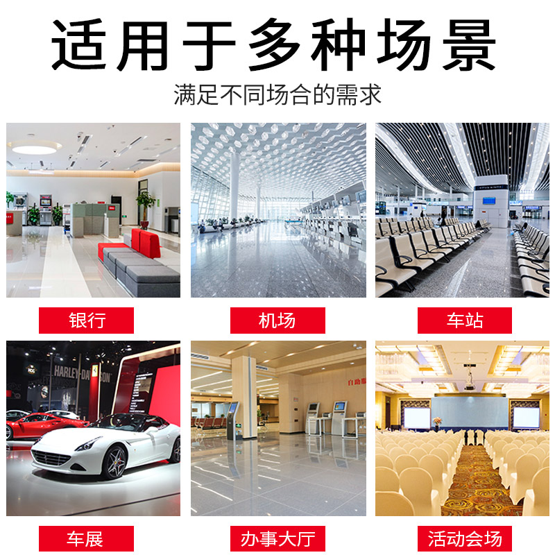 易企采 立柱配2米伸缩带 一米线栏杆不锈钢银行警戒隔离线隔离带伸缩带围栏杆防疫排队隔离护栏高清大图