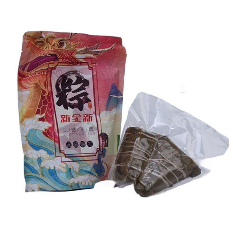 新全新鲜肉粽子2粒/袋图片