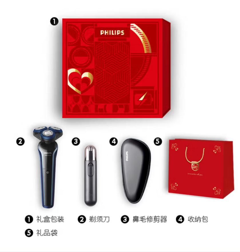 飞利浦(PHILIPS) S3608臻理套装 JGYC-11