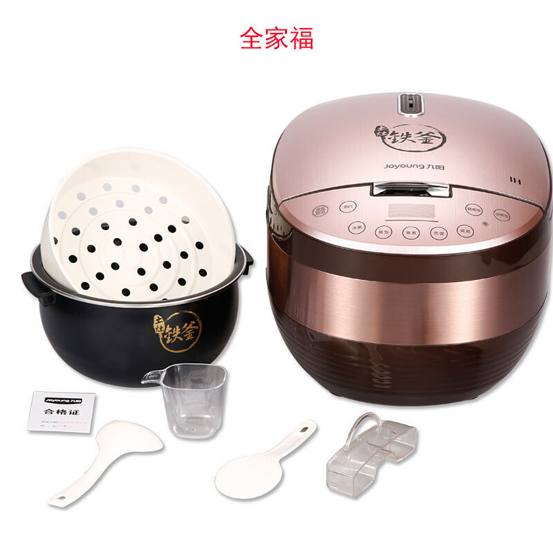 九阳（Joyoung）电饭煲F-40T6家用智能预约电饭煲IH电磁加热电饭锅铁釜内胆 4L