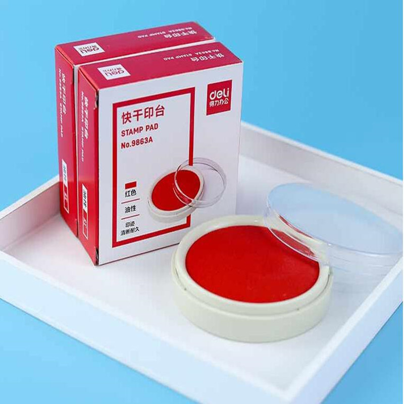 得力9863a快干印台