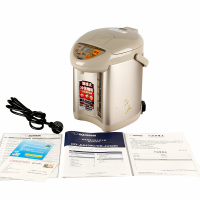 象印(ZO JIRUSHI)电热水壶日本原装进口家用热水瓶烧水保温一体电水壶JUH30C家用热水壶 香槟金色