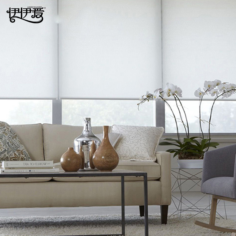 伊伊爱 新3%开孔遮光防水卷帘/米² 灰色 CL0LJ02000051不含安装