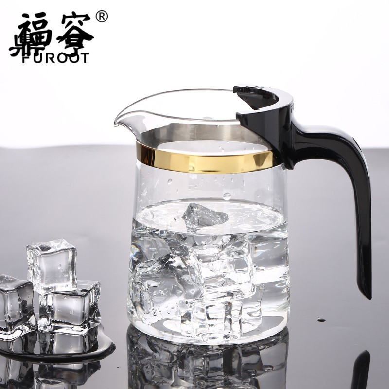 鼎亨飘逸杯耐热加厚玻璃泡茶壶全过滤可拆洗冲泡器花茶壶茶具套装