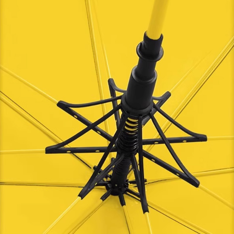 围盛 长柄雨伞商务抗风雨伞 8骨 把高清大图